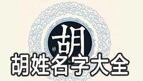 胡姓名字大全 姓胡怎么取名