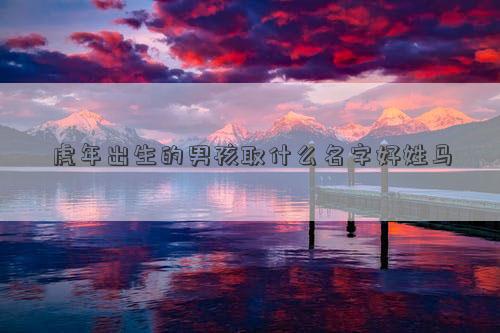 虎年出生的男孩取什么名字好姓马