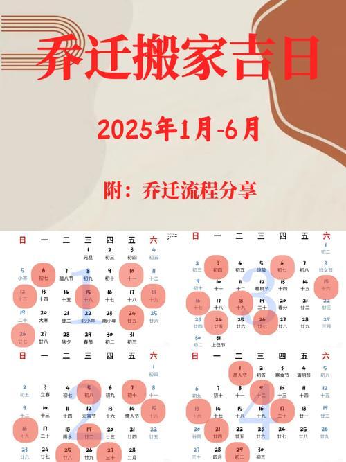 2025年11月搬新家吉日表一览