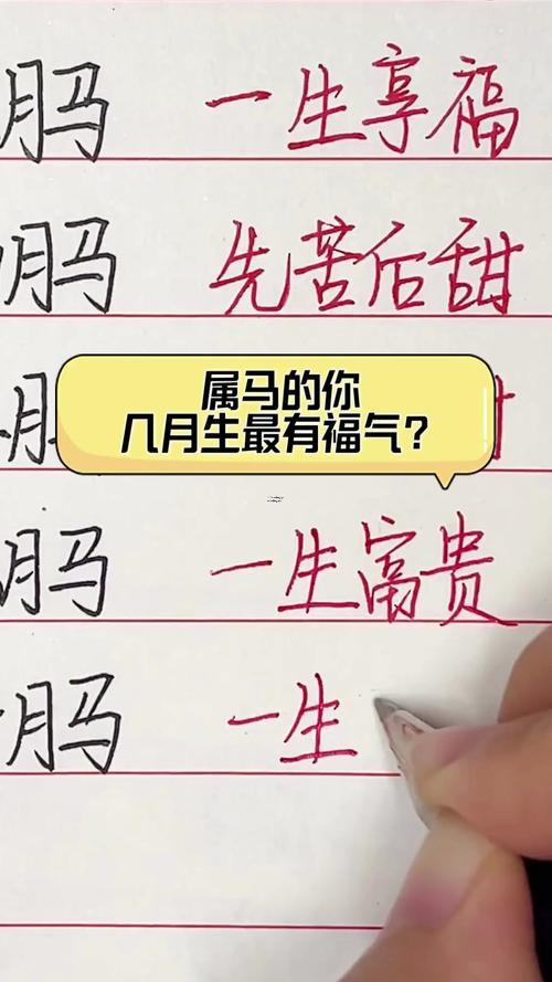 属马的那几个月出生更好,属马的那几个月出生最好