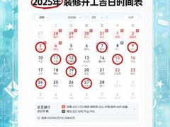 2025年11月吉日开工 2025年11月哪天开工大吉