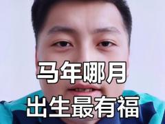 属马几月出生大富大贵,属马几月出生大富大贵2014