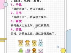 十二生肖时间排列顺序表,十二生肖时间排列顺序表丑牛几点到点