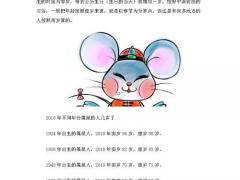 属鼠哪年出生的,属鼠哪年出生的年份