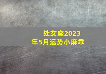 处女座2023年5月运势小麻乖,唐立淇2023年12星座运势解析