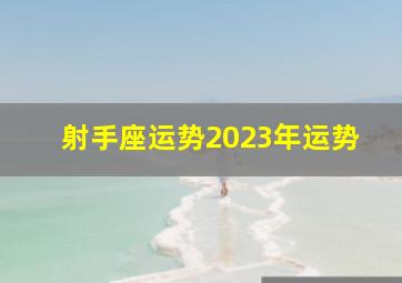 射手座运势2023年运势,射手座2023年的全年运势
