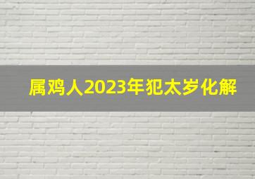 属鸡人2023年犯太岁化解,属鸡2023太岁化解佩戴太岁符化解