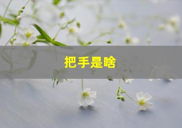 把手是啥,奔驰GLB扶手箱前边那个把手是干啥的