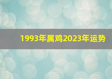 1993年属鸡2023年运势,93年属鸡2023夫妻感情走势