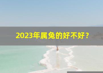 2023年属兔的好不好？