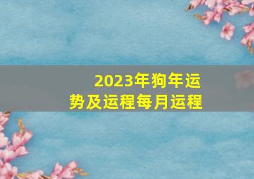 2023年狗年运势及运程每月运程,生肖狗在2023年的运势以及注意月份