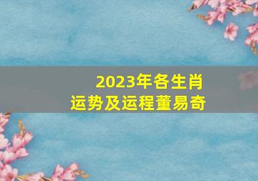 2023年各生肖运势及运程董易奇,鸡生肖2023年全年运势详解