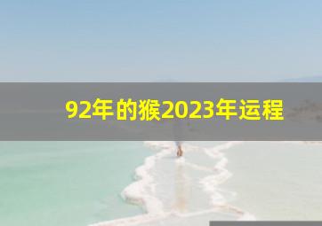 92年的猴2023年运程,1992年属猴人2023年运势运程每月运程有机遇也有挑战
